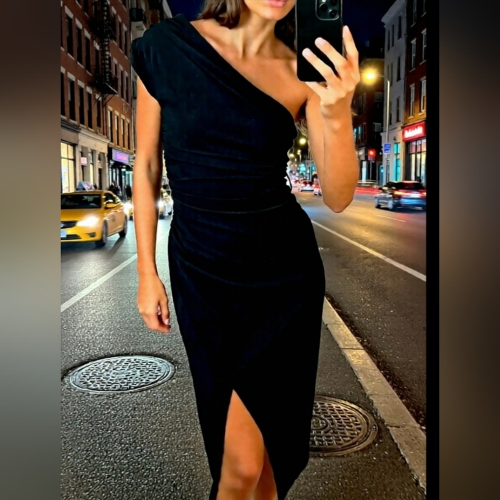 Anrabess Black Cocktail Dress